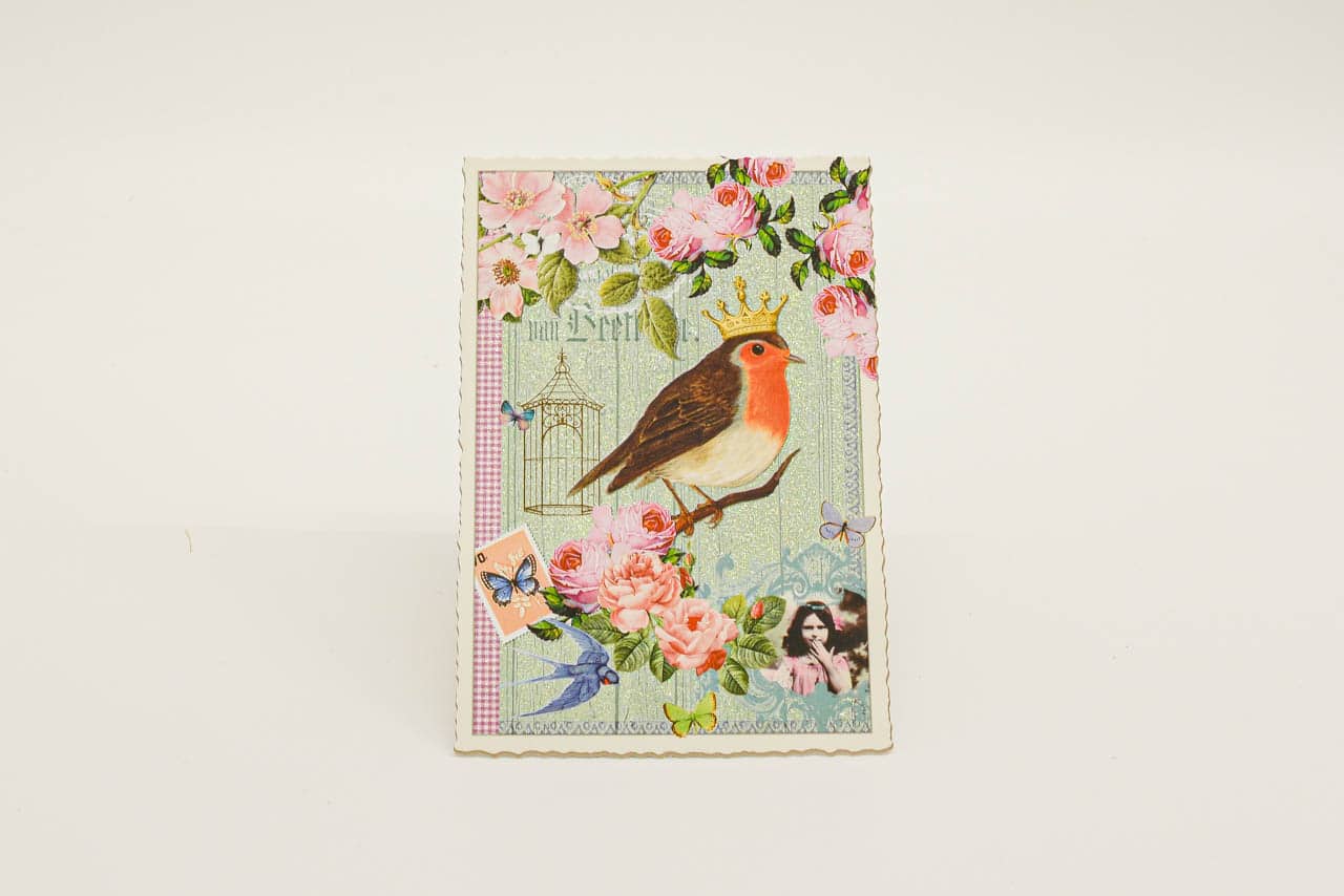 Postkarte Vogel