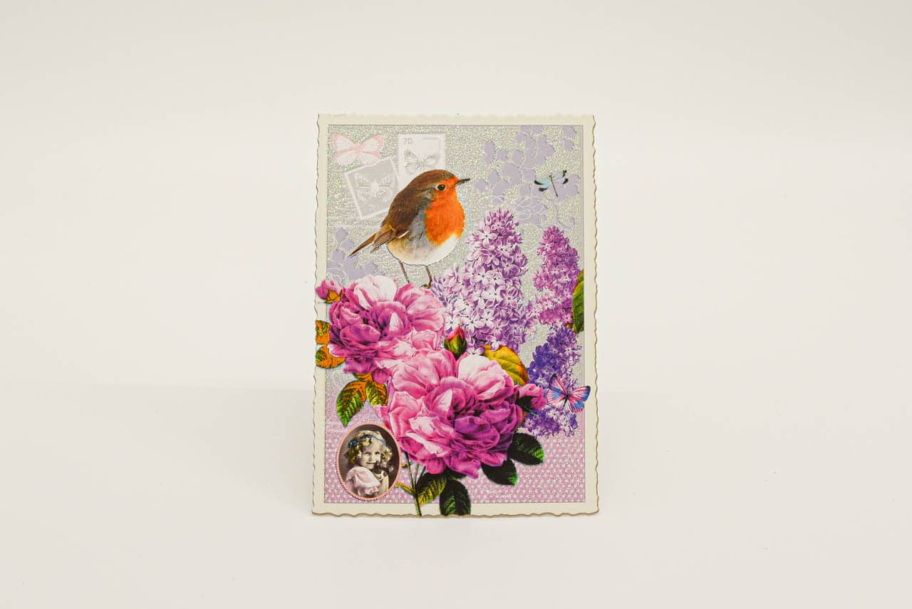 Postkarte Vogel