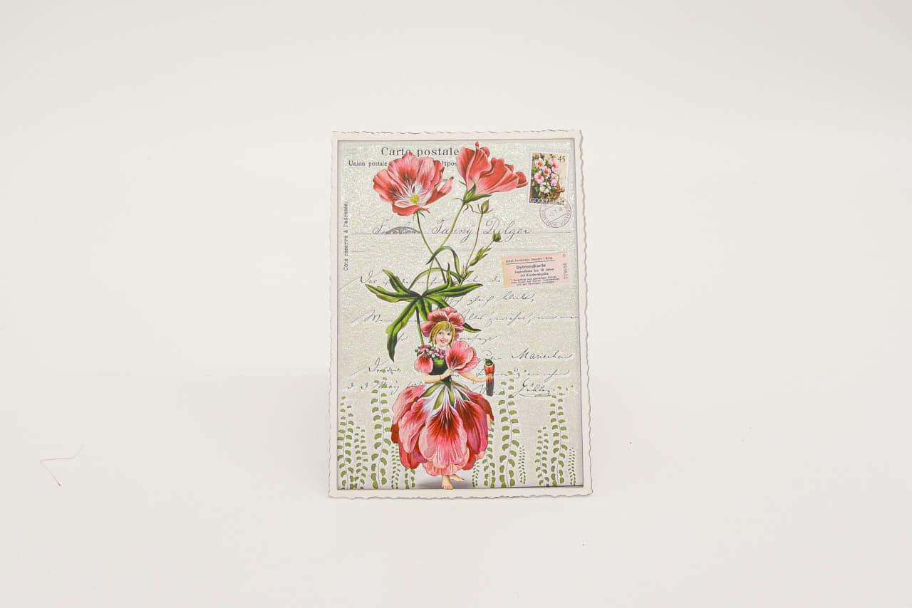 Postkarte Blumen-Elfe 678