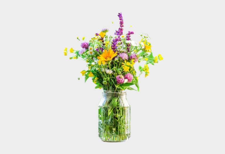 Sommer im Haus: Bunter Blumenstrauss