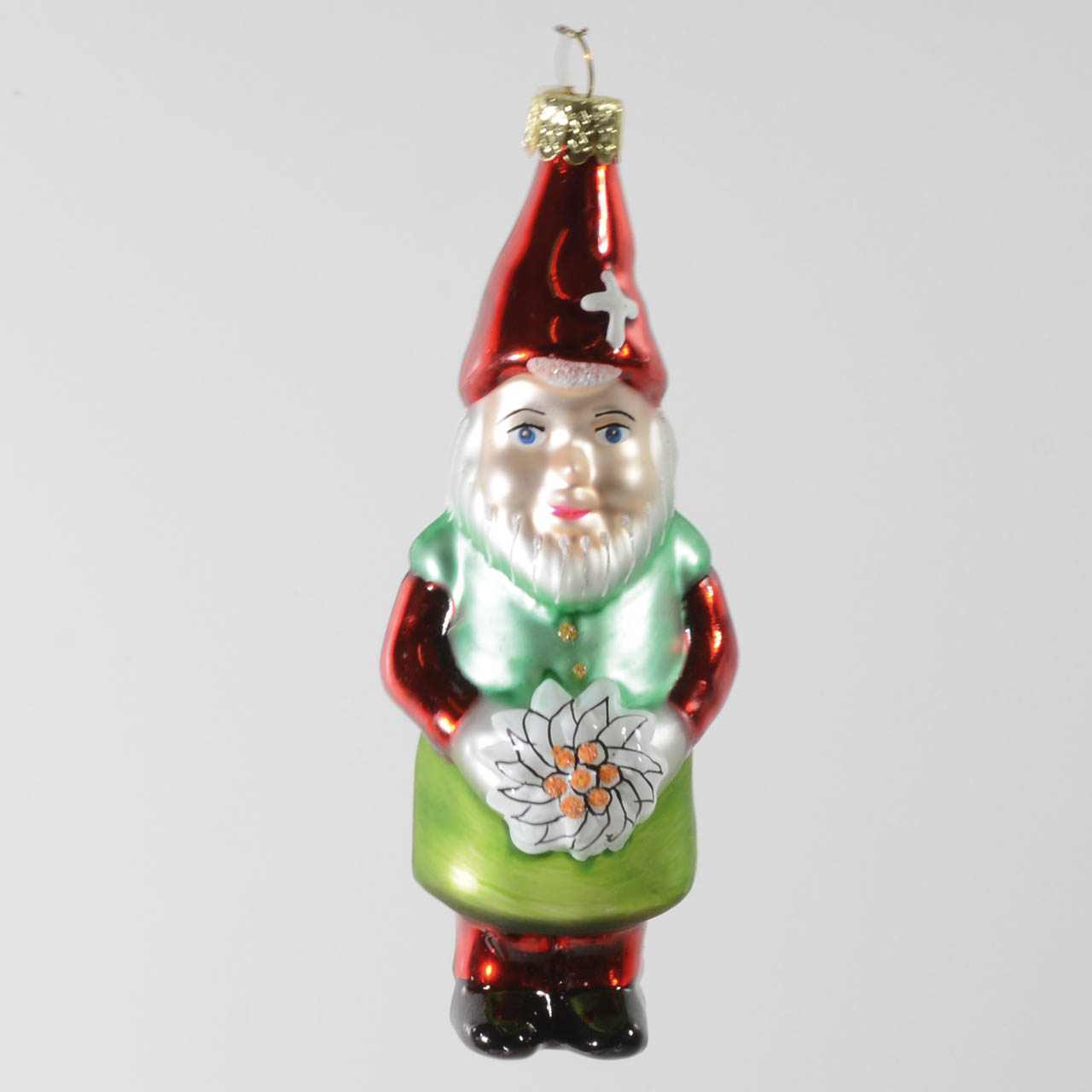 Weihnachtsschmuck «Samichlaus Edelweiss»