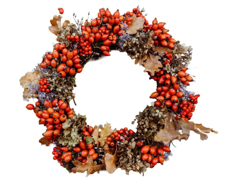 Gartenarbeiten: Herbstkranz